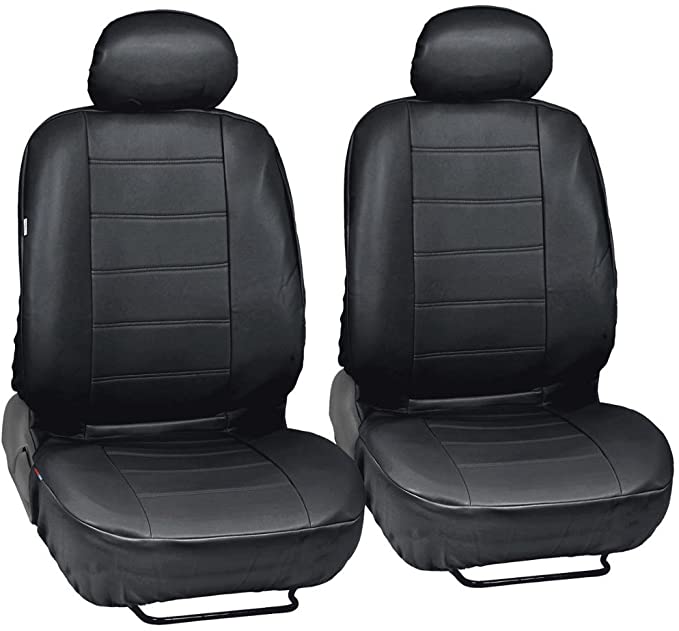 2-Front Pu Leather Car Seat Covers